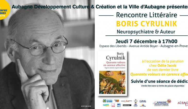 RENCONTRE LITTERAIRE : Boris Cyrulnik